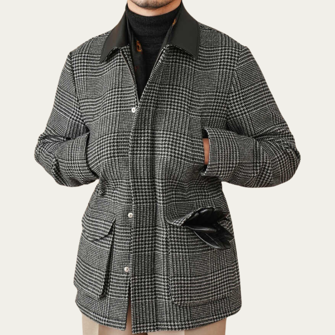 Gray Coat 70 Wool Retro Warm Jacket