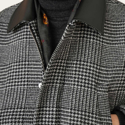 Gray Coat 70 Wool Retro Warm Jacket